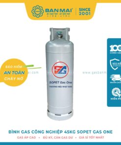 Bình Ga 45kg SOPET Gas One Xám