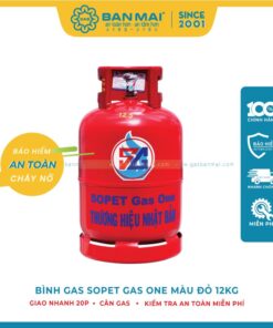 Bình Gas SOPET đỏ 12kg Nhật Bản
