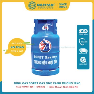 Bình Gas SOPET Xanh Dương 12KG