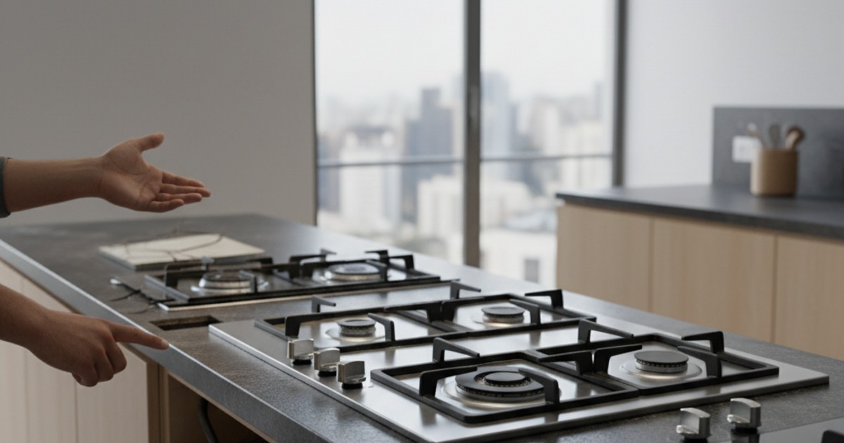 Những sai lầm cần tránh khi chọn mua bếp ga âm