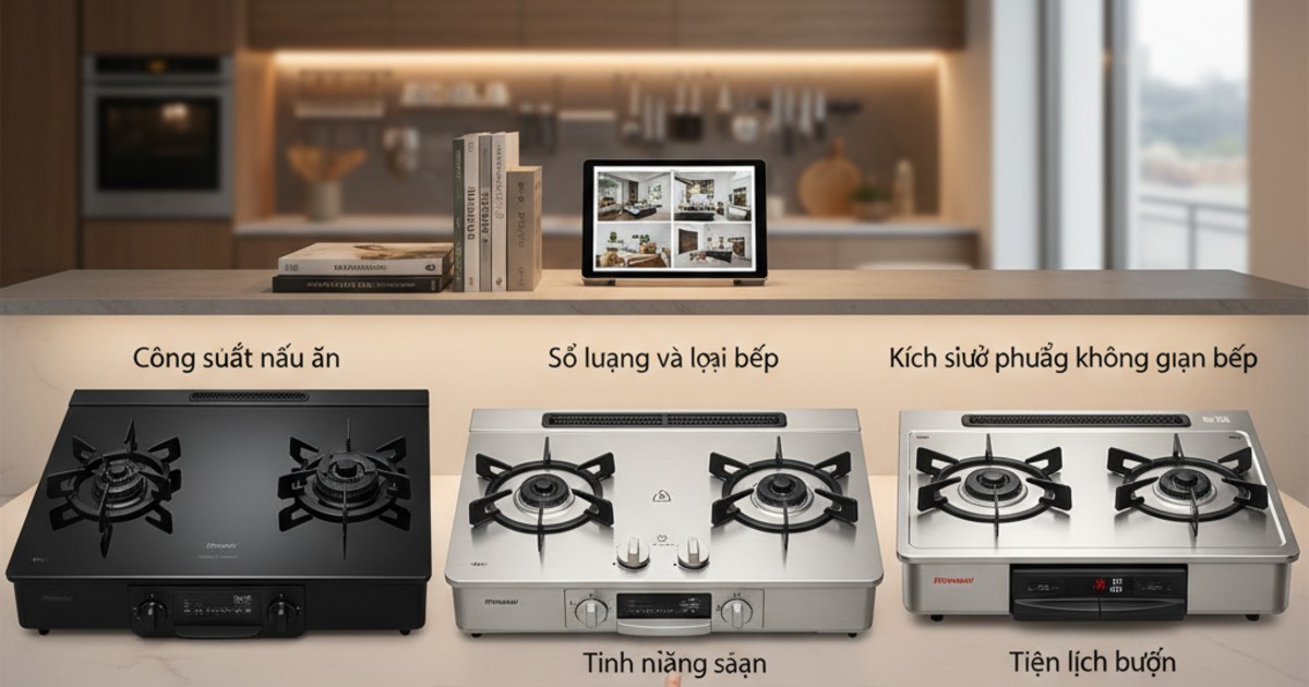 Tiêu chí chọn bếp ga âm Rinnai phù hợp