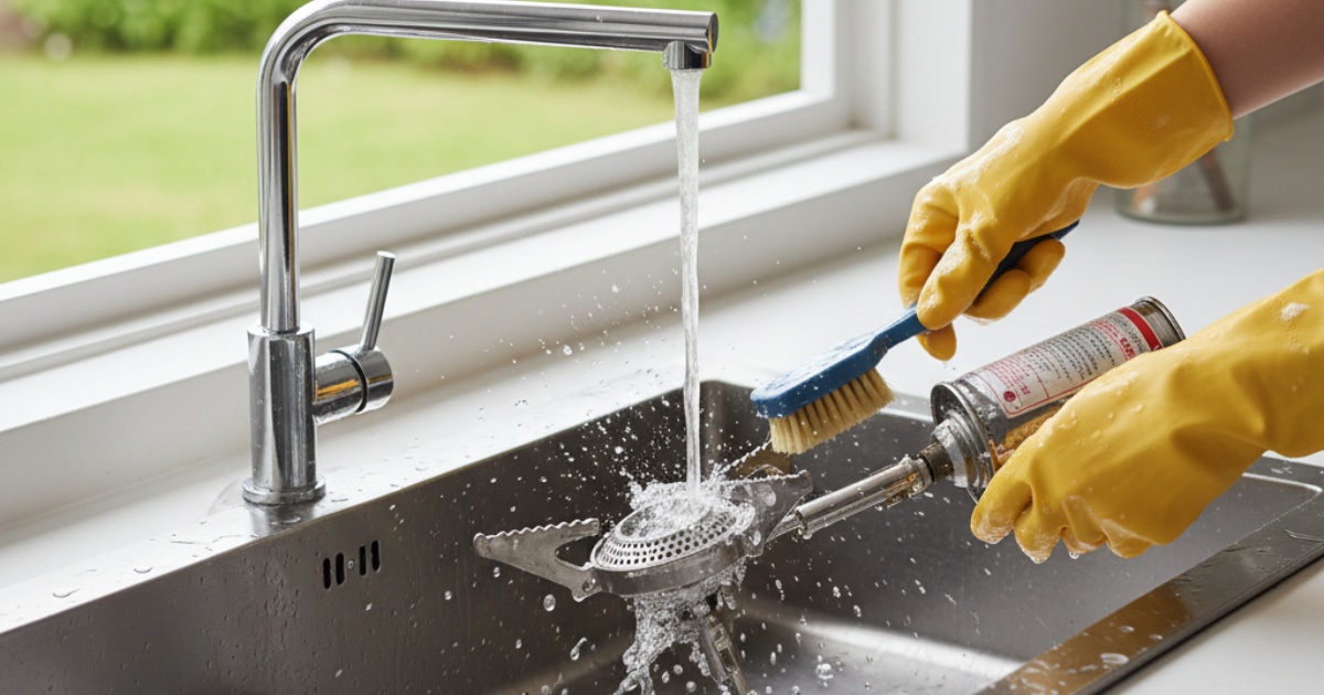 bếp ga mini có rửa được không