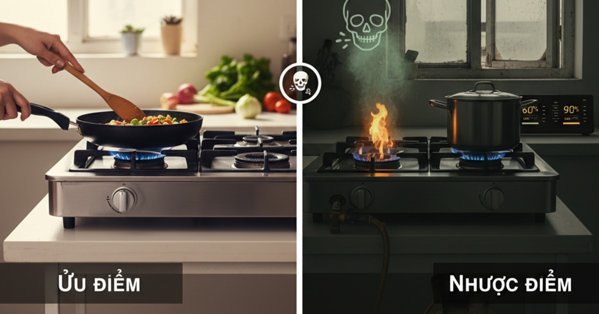 Ưu và nhược điểm của bếp ga