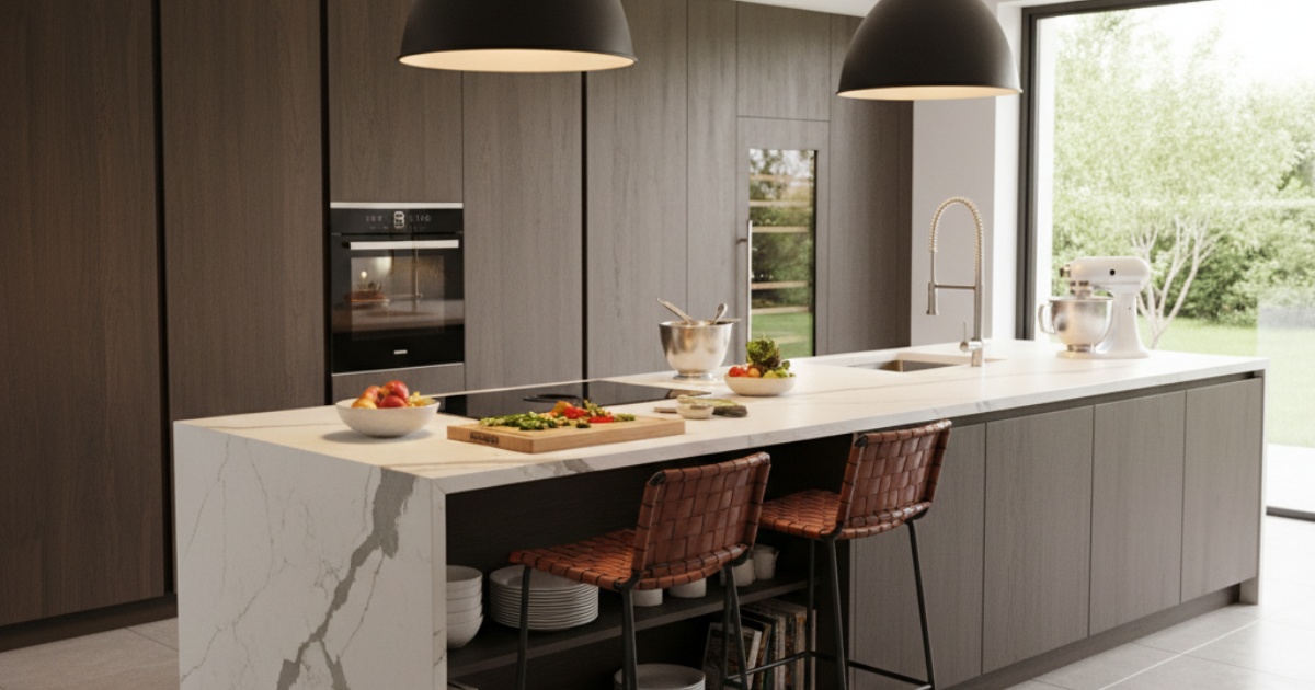 Bàn Đảo Bếp Là Gì Lợi Ích Khi Có Bàn Đảo Bếp