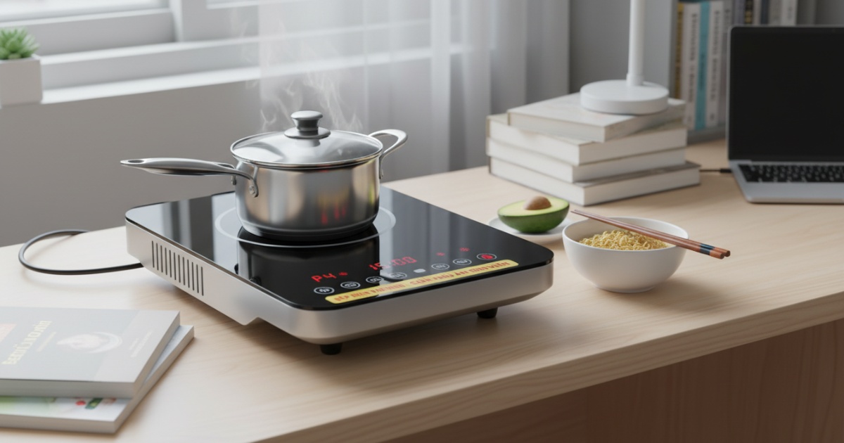 bếp điện từ mini cho sinh viên