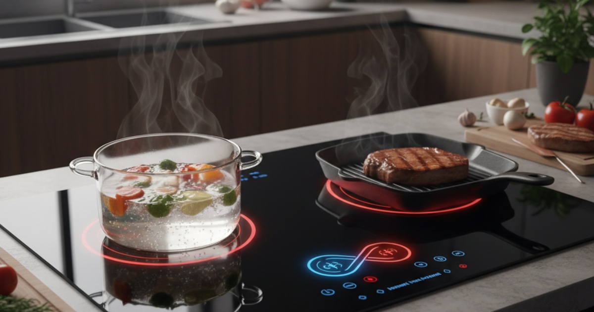 Bếp Đôi Điện Từ Hồng Ngoại Là Gì? Lợi Ích Nổi Bật