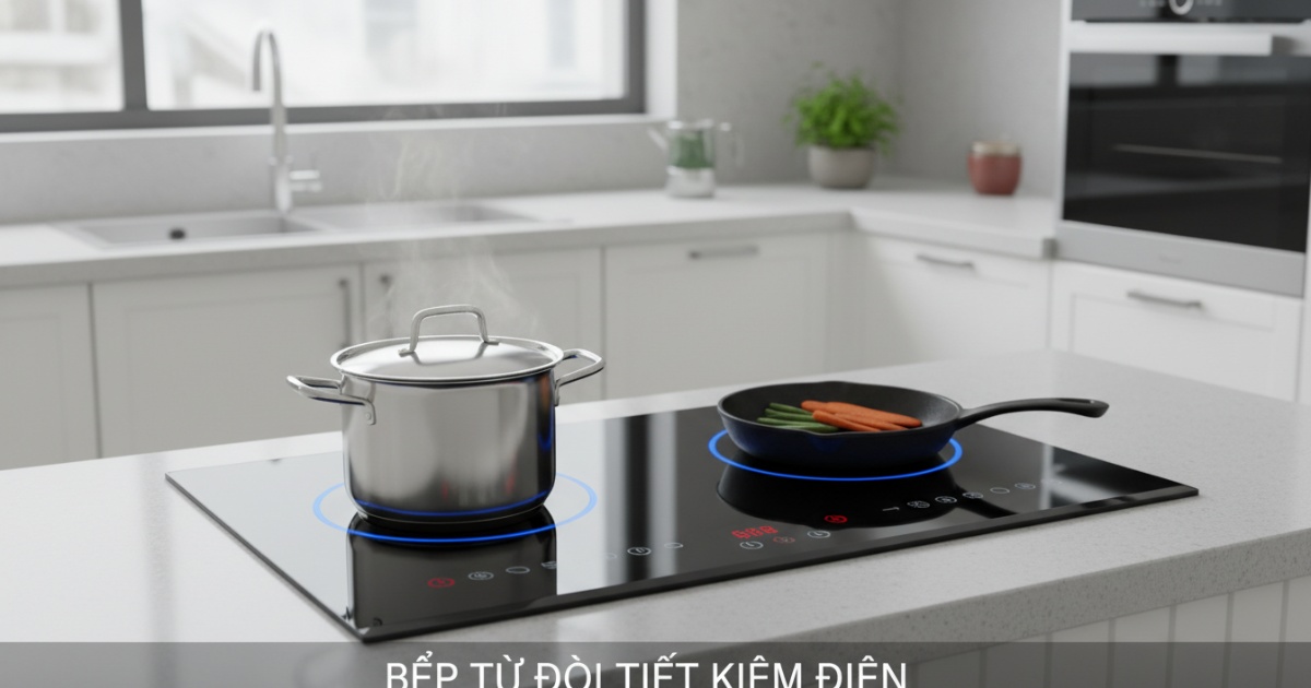bếp từ đôi tiết kiệm điện