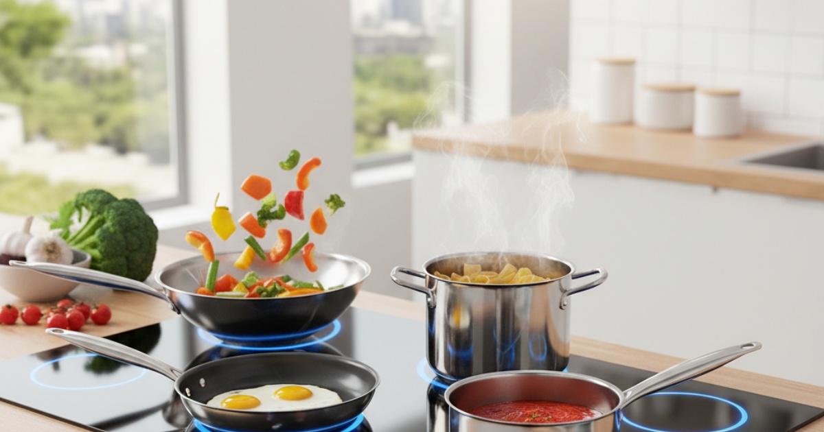 Lợi ích khi nấu ăn bằng bếp từ