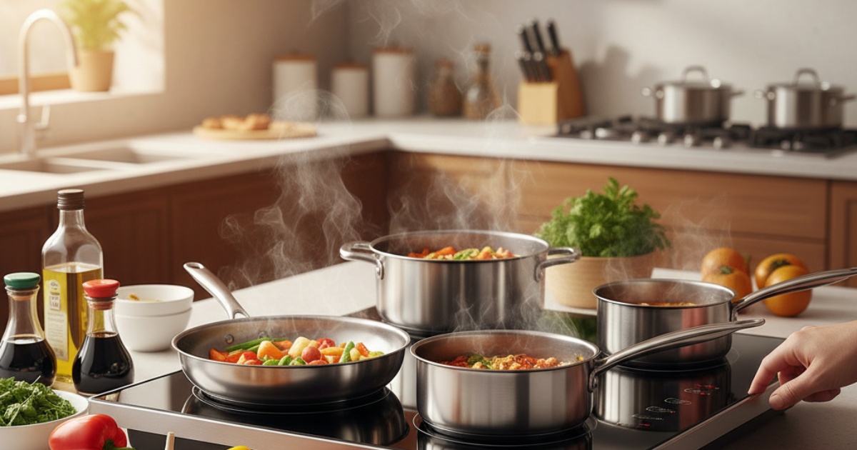 Mẹo nấu ăn ngon bằng bếp từ hiệu quả Mẹo nấu ăn ngon bằng bếp từ hiệu quả