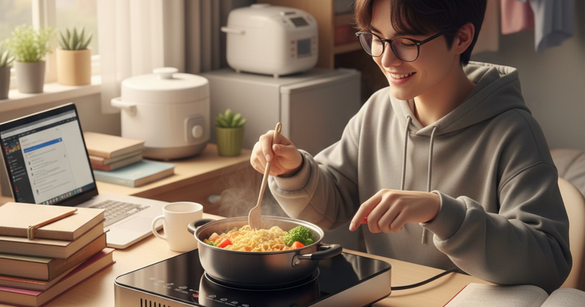 Tại sao bếp điện từ mini là lựa chọn hoàn hảo cho sinh viên