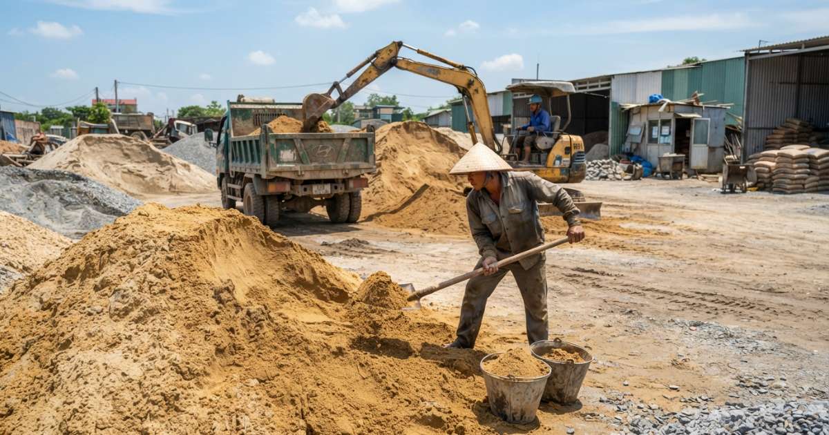 bán cát xây dựng