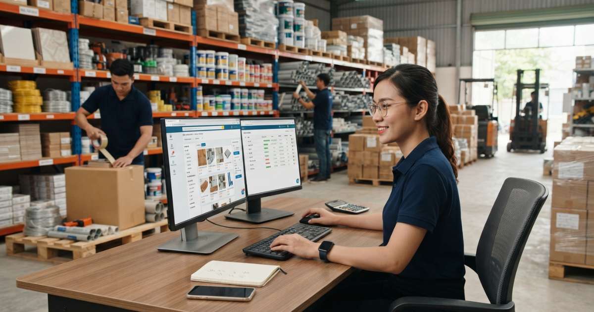 kinh doanh vật liệu xây dựng online