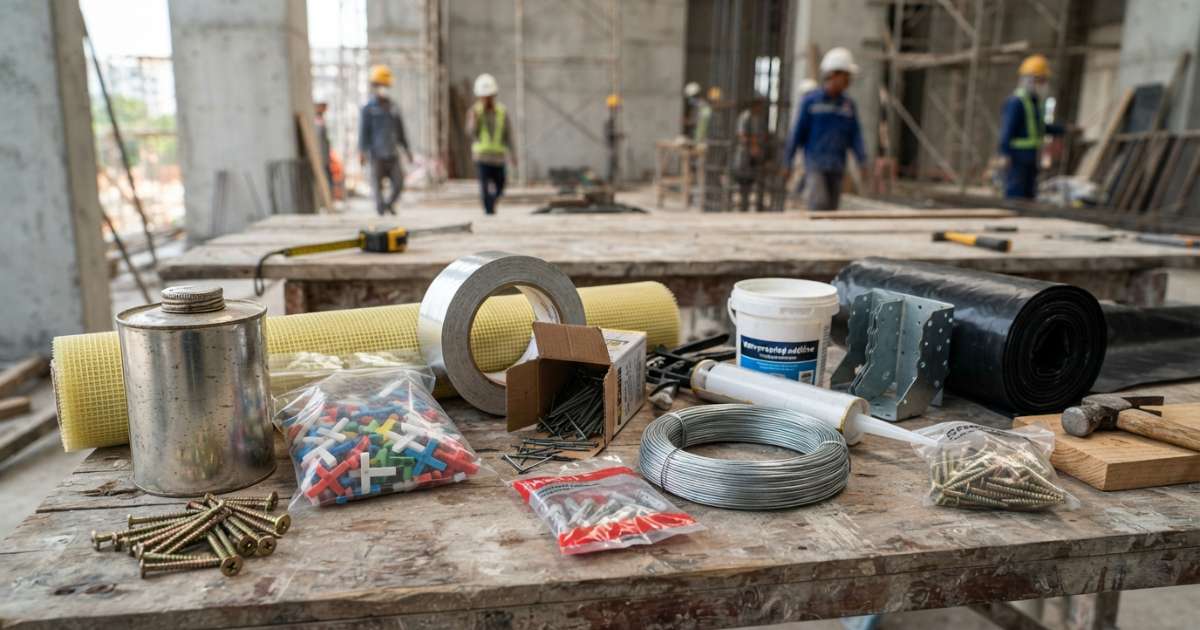 vật liệu phụ trong xây dựng