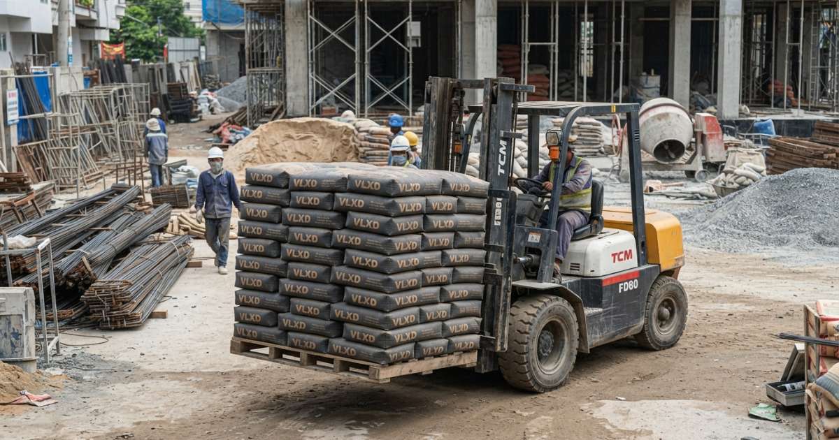 vật liệu xây dựng 8 tấn