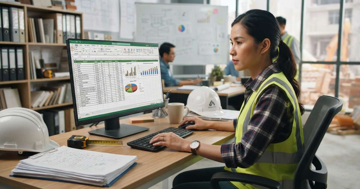 quản lý vật liệu xây dựng bằng excel